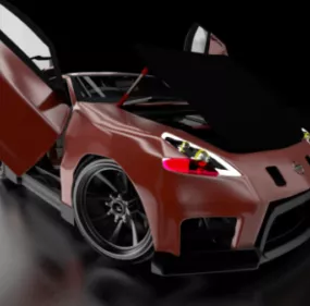 Nissan 370z Car V1 3d model