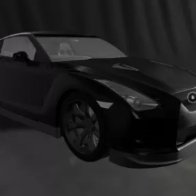 Nissan Gt-r 2008 Car 3d model