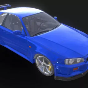 Nissan Skyline Car 3d model
