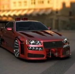 Car Design Nissan Skyline 3d model