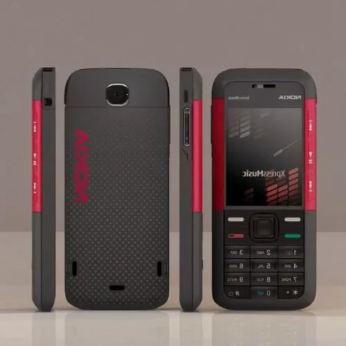Nokia 5310 Phone 3d model Nokia 5310 Phone 3d model