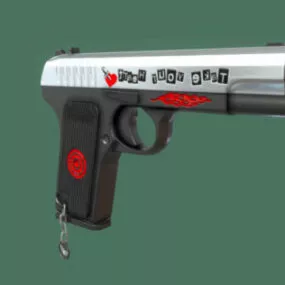 Norinco Type54 Hand Gun 3d model