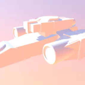 Sci-fi Spaceship Nostromo 3d model