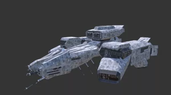 Space With Astronault 3d model
