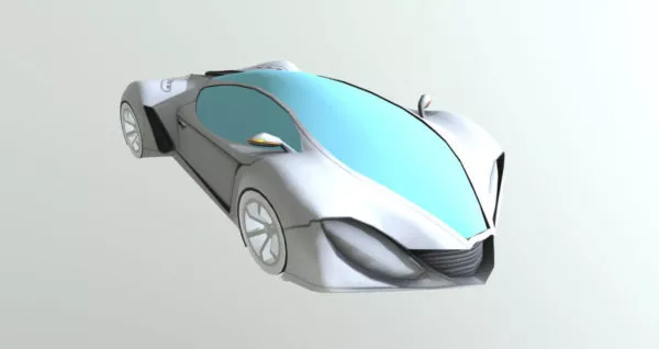Car Nova Biome 3d model Car Nova Biome 3d model