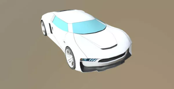 Car Nova Gtx 3d model Car Nova Gtx 3d model