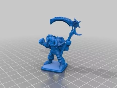 Animated Celtic Warrior 3d model