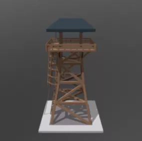 Observation Tower Design 3d model