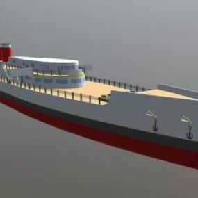Ocean Passenger Travel Ship 3d model