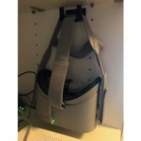 Printable Oculus Go Wall Hook Mount 3d model