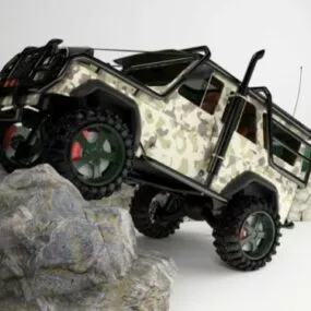 Off Road Jeep Car 3d model