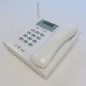 Office Table Phone 3d model