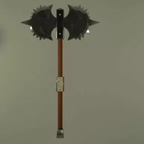 Weapon Old Battle Axe 3d model