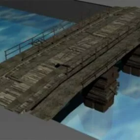 Old Stone Bridge 3d model