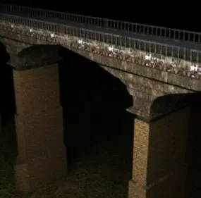 Old Stone Bridge 3d model