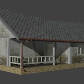Old House Design Building 3d model