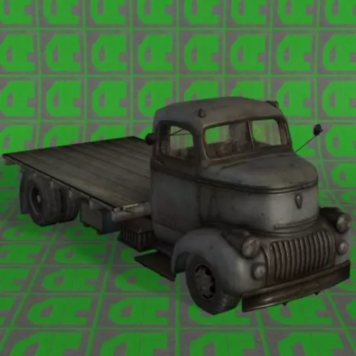 Low Poly Garbage Truck 3d model