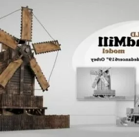 Windmill House 3d model