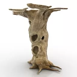 Old Branches Tree 3d model
