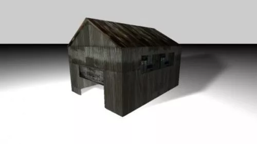 Dome Warehouse Building 3d model