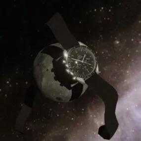 Omega Moon Watch Speedmaster 3d model