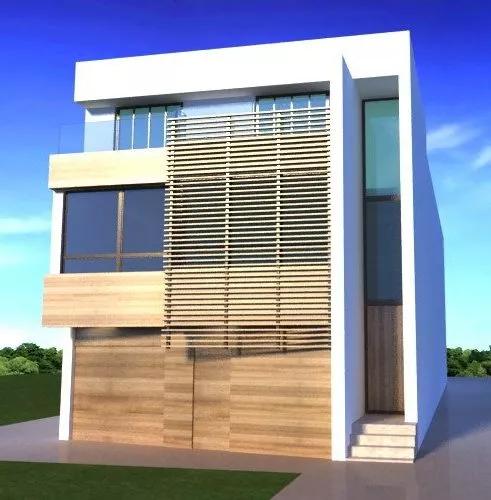 Building Facade Rock Texture 3d model