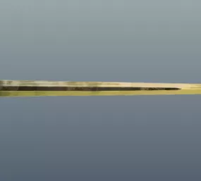 One Hand Sword Weapon 3d model