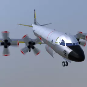 Navy Aircraft Lockheed P-3 Orion 3d model