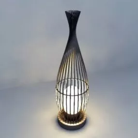 Outdoor Bird Cage Floor Light 3d model