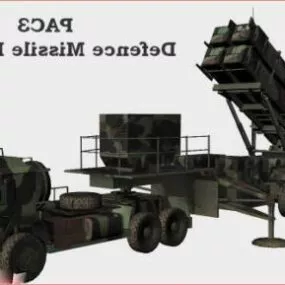 Us Pac-3 Patriot Missile Launcher 3d model