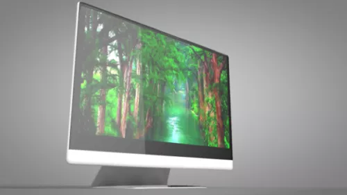 Big Pc Led Screen 3d model Big Pc Led Screen 3d model