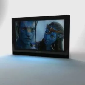 Philips Tv Lcd 3d model