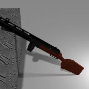 Ppsh Sub-machine Gun Weapon 3d model