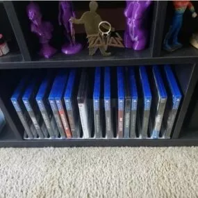 Printable Ps4 Game Rack 3d model