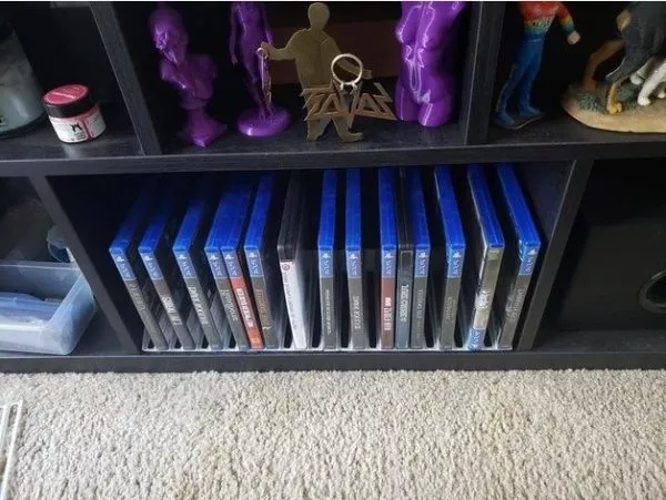 Printable Ps4 Game Rack 3d model Printable Ps4 Game Rack 3d model