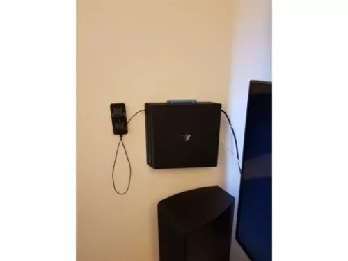 Printable Ps4 Pro Wall Mount 3d model Printable Ps4 Pro Wall Mount 3d model