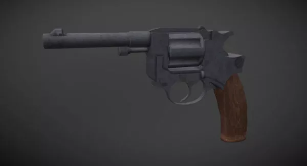 Revolver Colt 3d model