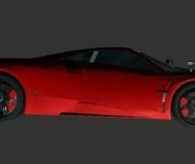 Pagani Huayra Car 3d model
