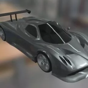 Pagani Zonda R Car 3d model