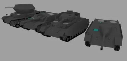 Modern Mbt Tank Weapon 3d model
