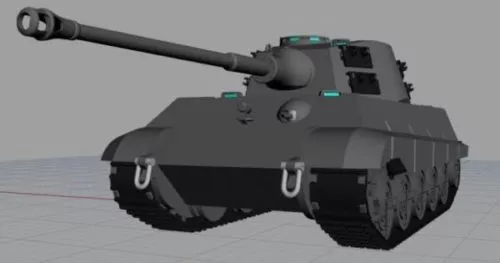 Chibi Tiger 3d model