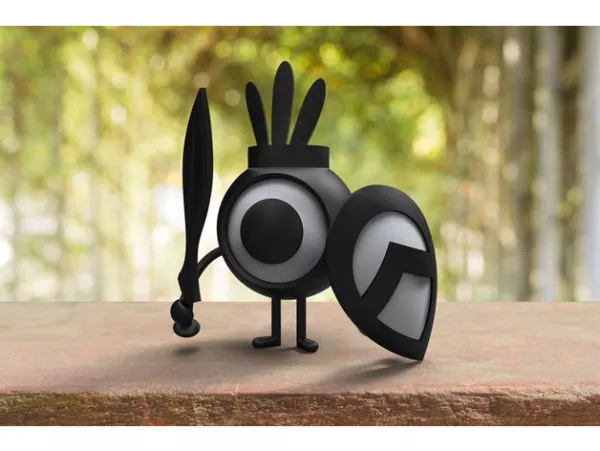 Printable Patapon With Equipment 3d model Printable Patapon With Equipment 3d model