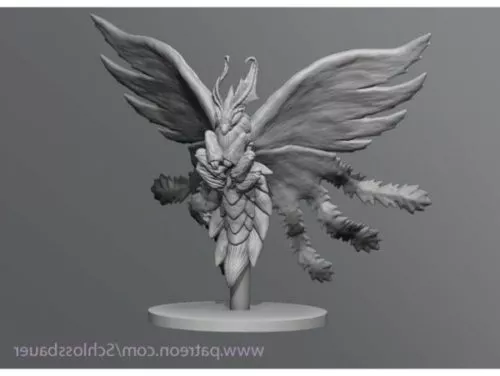 Low Poly Phoenix Bird 3d model