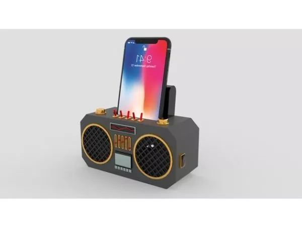 Speaker Odoson On Stand 3d model