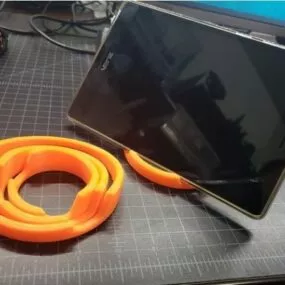 Printable Phone Stand Ring 3d model