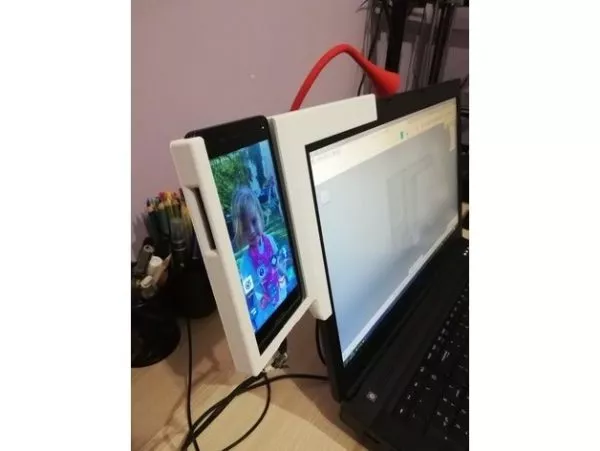 Phone Laptop Holder 3d model Phone Laptop Holder 3d model