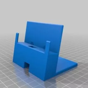 Phone Stand With Cable Holder Printable 3d model