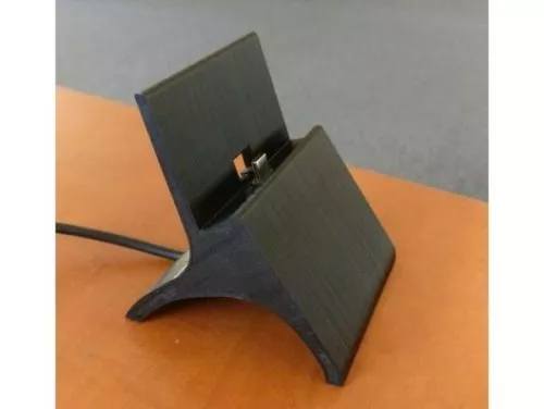 Phone Stand With Charging Slot Printable 3d model Phone Stand With Charging Slot Printable 3d model