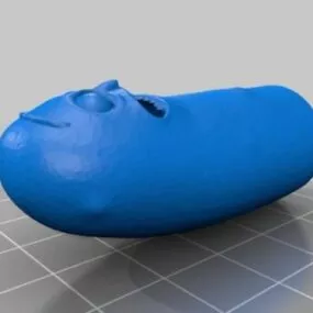 Printable Pickle Rick Usb Case 3d model