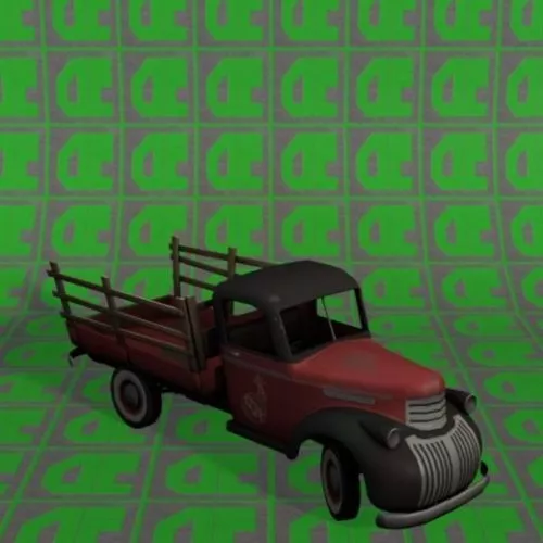 Old Pickup Truck 3d model Old Pickup Truck 3d model
